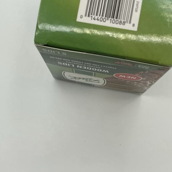 Ball Jar 5 Pack Airtight Stackable Acacia Wooden Storage Lids Regular Mouth - Picture 3 of 4